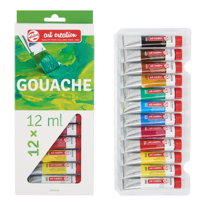 Talens Art Creation Set de Témperas de 12 Tubos de 12 ml Talens Art Creation Set de Témperas de 12 Tubos de 12 ml